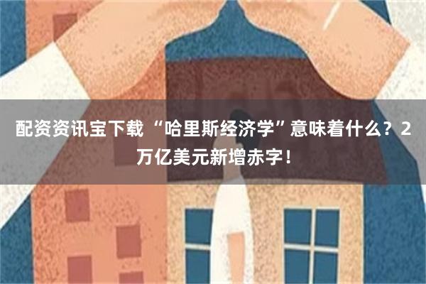 配资资讯宝下载 “哈里斯经济学”意味着什么？2万亿美元新增赤字！